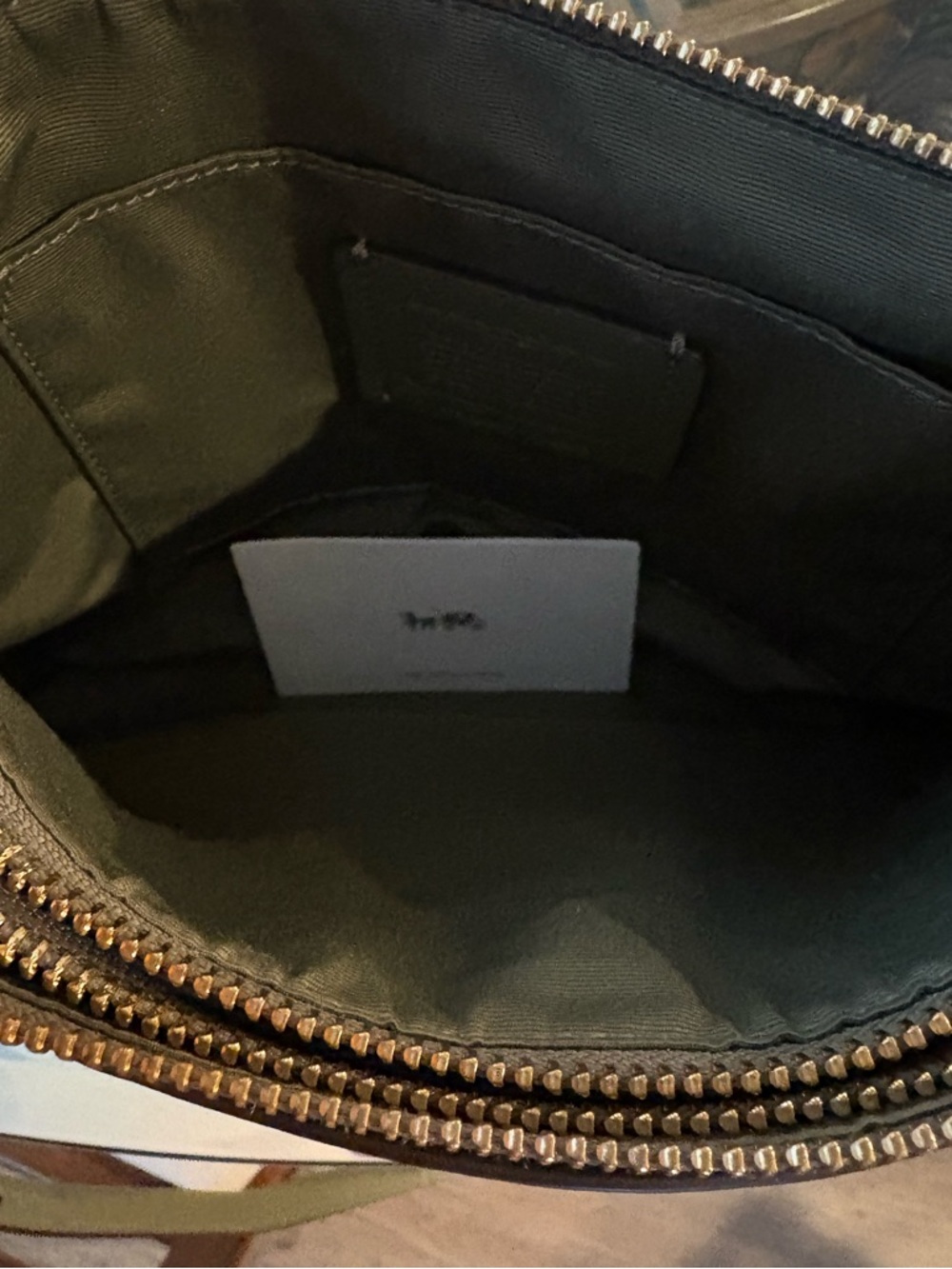 💚💚COACH MIA SAGE GREEN OSTRICH EMBOSSED LEATHER CROSSBODY BAG!💚💚 - Picture 8 of 8